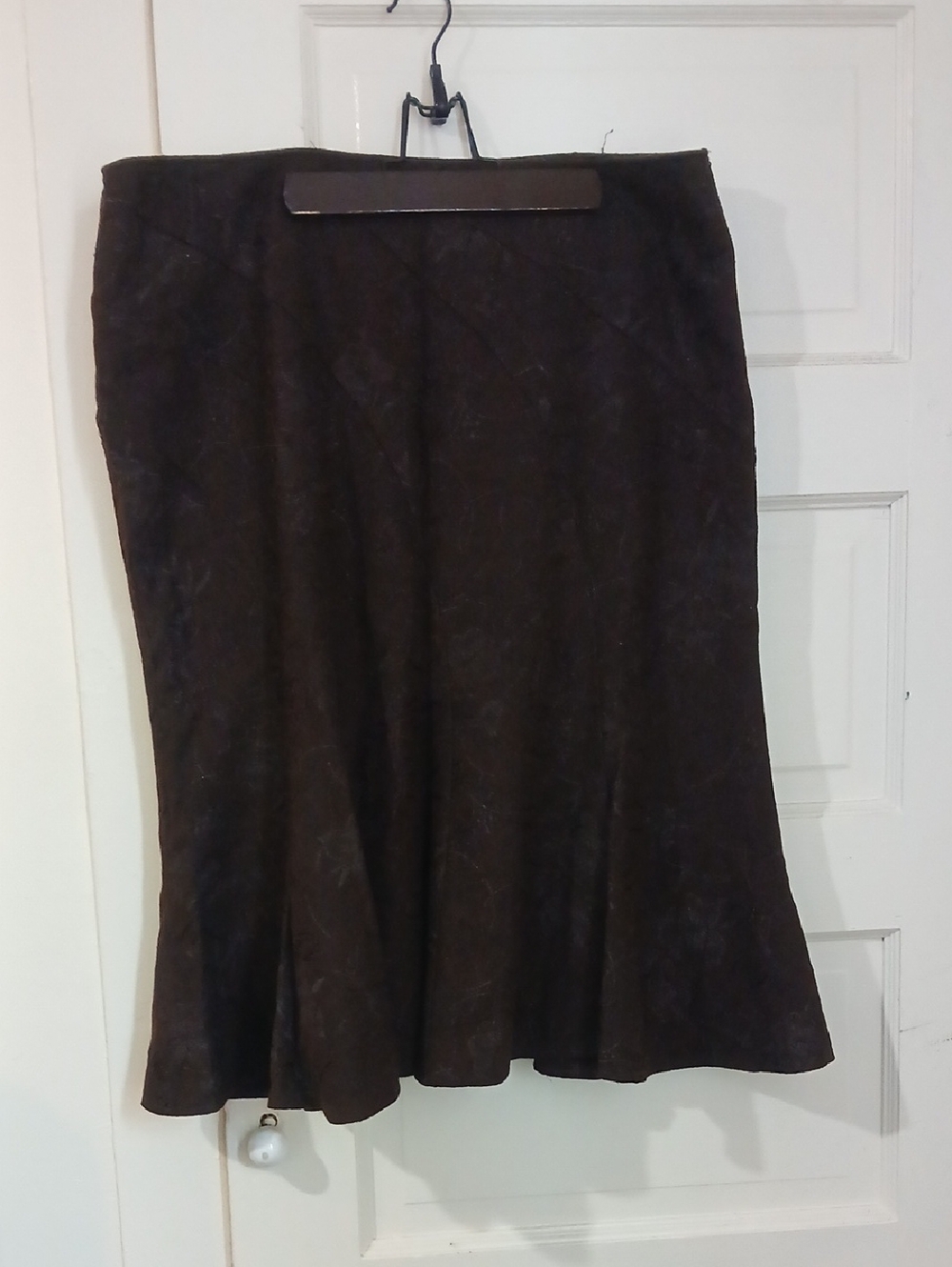 Ash Dark Chocolate A-Line Skirt